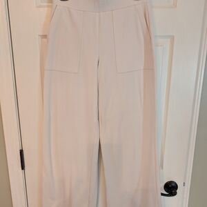 Cabi Wide Legged Cream Knit Pants